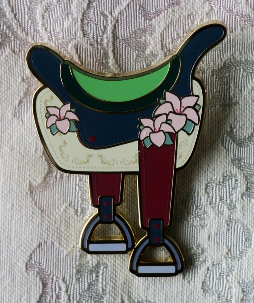 Disney Palm Mulan Princess & Villains Horse Saddles Jumbo Le 500 Pin