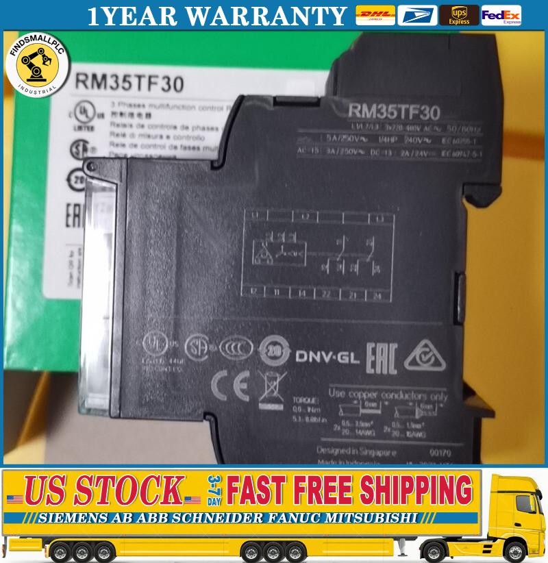 1pcs Schneider Control Relay RM35TF30