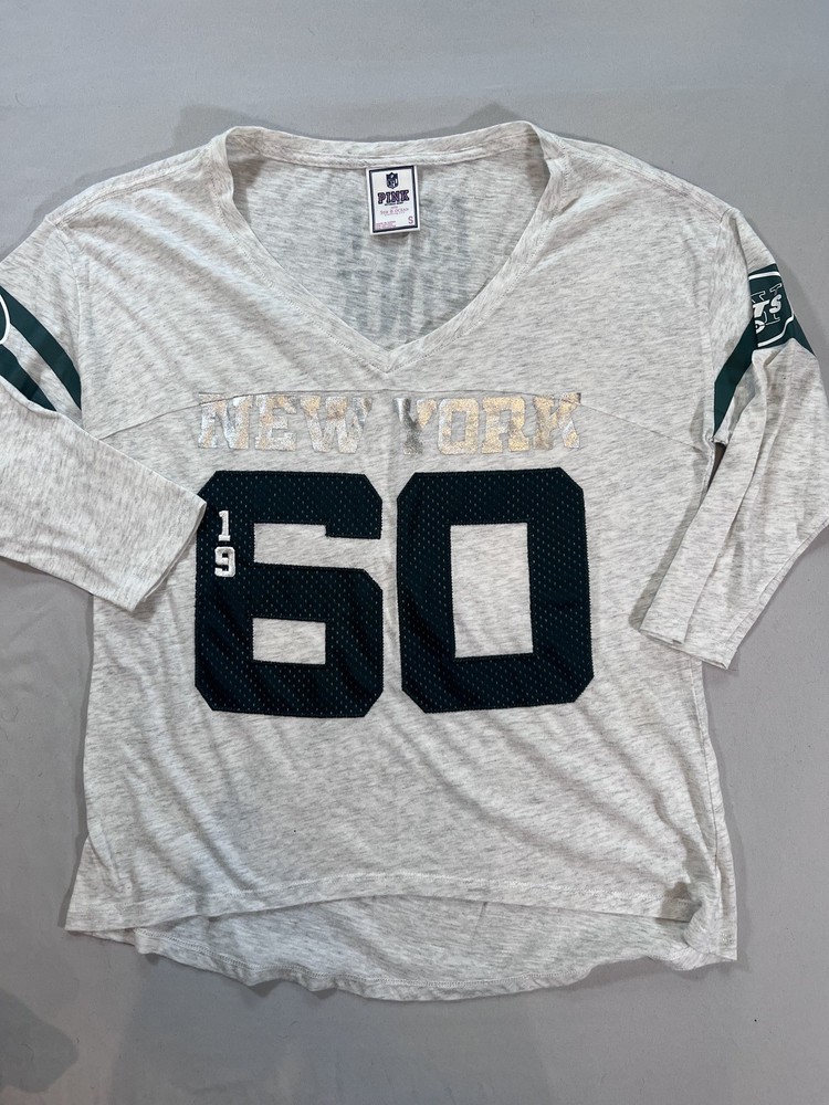 Victoria’s Secret Pink Women’s New York Jets Jersey Size Small