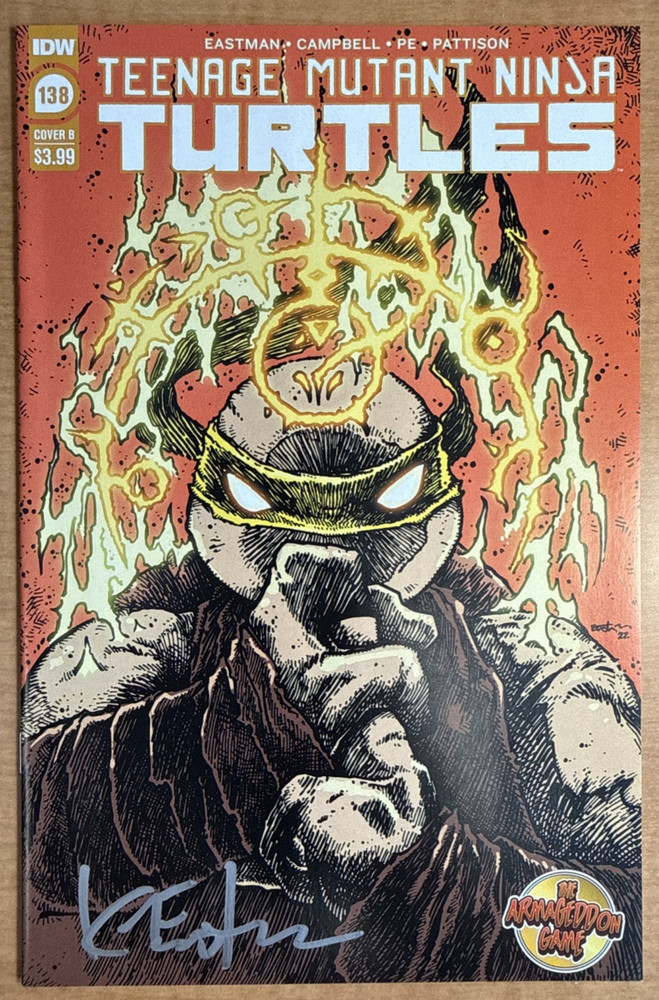 Teenage Mutant Ninja Turtles #138 - Sophie Campbell SIGNED by Kevin Eastman NM+