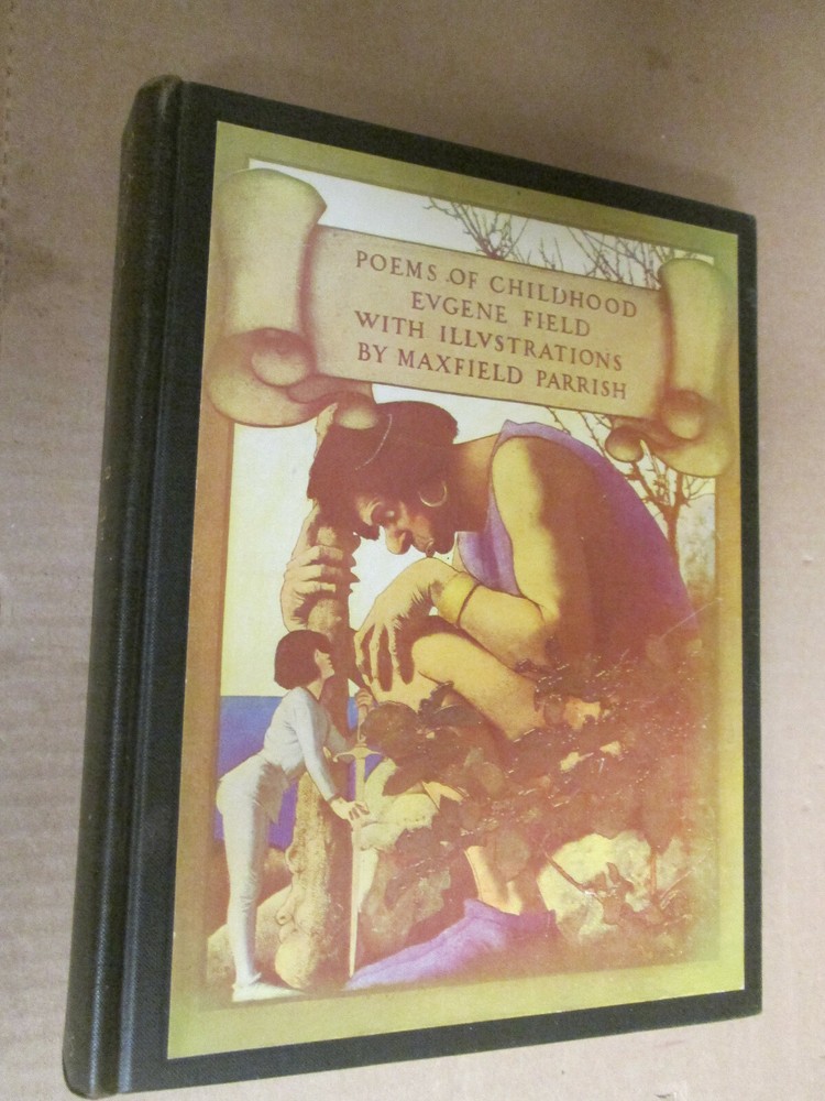VINTAGE ILLUSTRATED BOOK Maxfield Parrish POEMS OF CHILDHOOD
