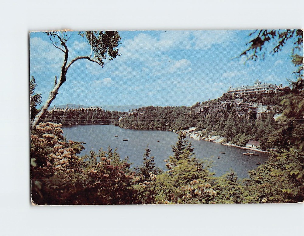 Postcard Laurel Time at Lake Minnewaska New York USA