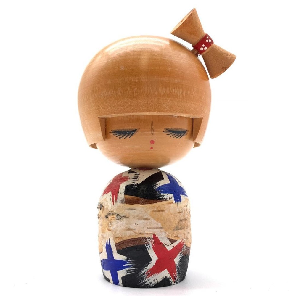 Creative Kokeshi Doll Japanese Showa Retro Wooden Toy Scandinavian Style