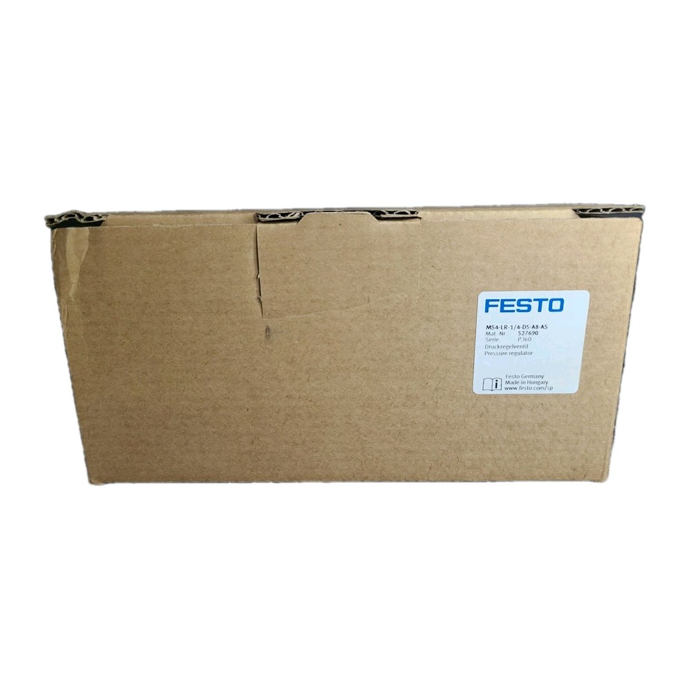 FESTO MS4-LR-1/4-D5-A8-AS 527690 Pressure Regulator Brand New - NIB