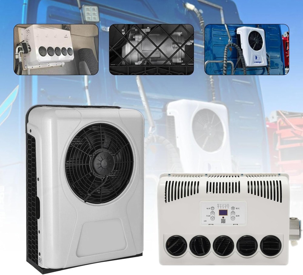 24V 11000 BTU Split AC for Trucks Buses RVs and Caravans