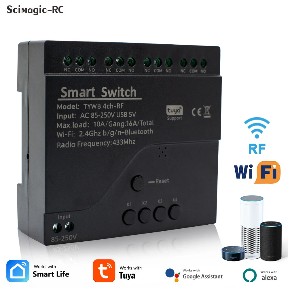 Smart Switch 10A Relay 85-250V 7-32V Automation Controller Module