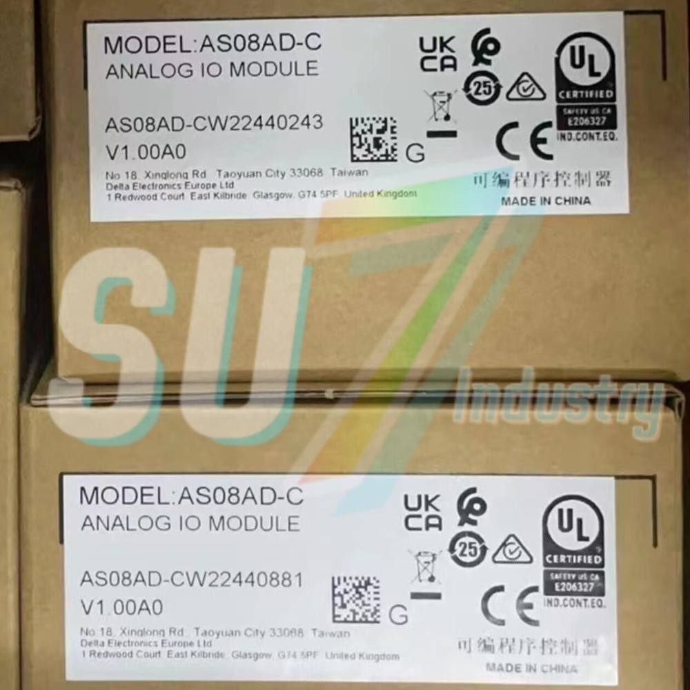 Delta AS08AD-C PLC Module# 1pcs New In Box