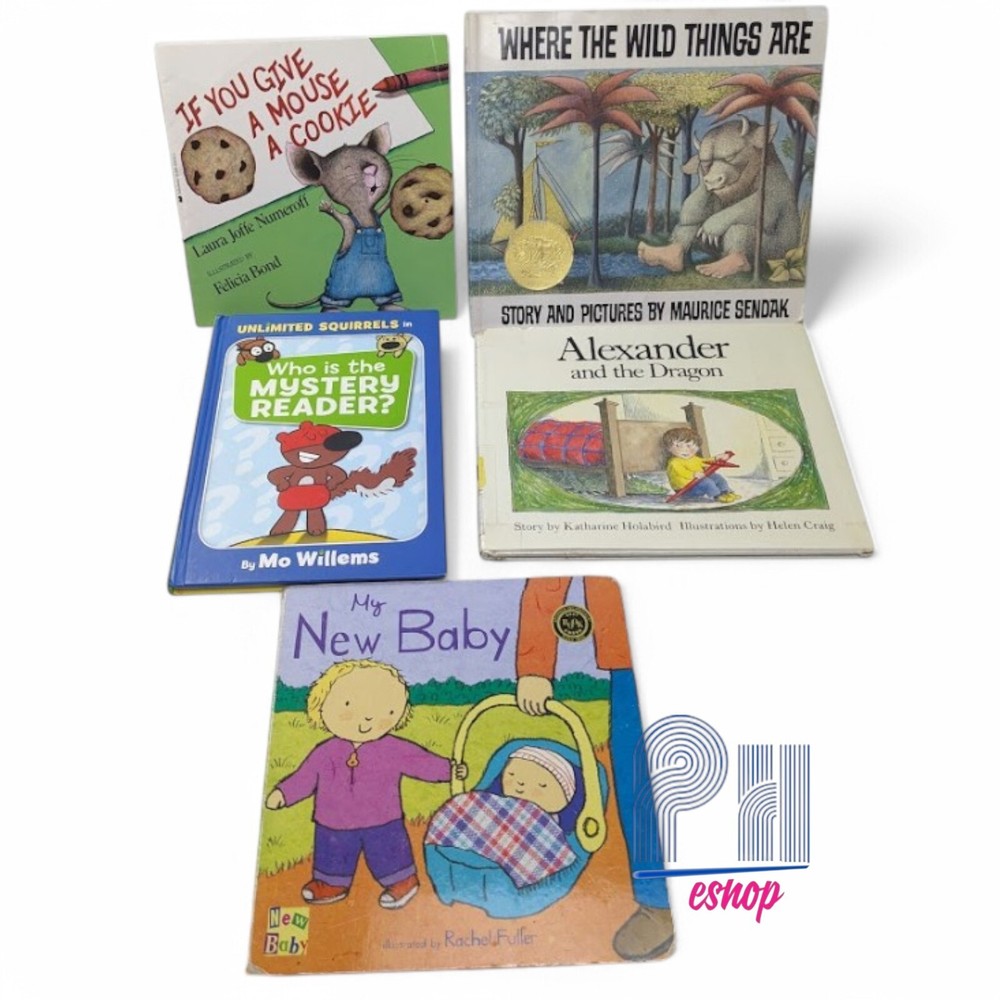 Lot of 5 Story Time Books for Kids Picture Daycare Children preschool homeschool