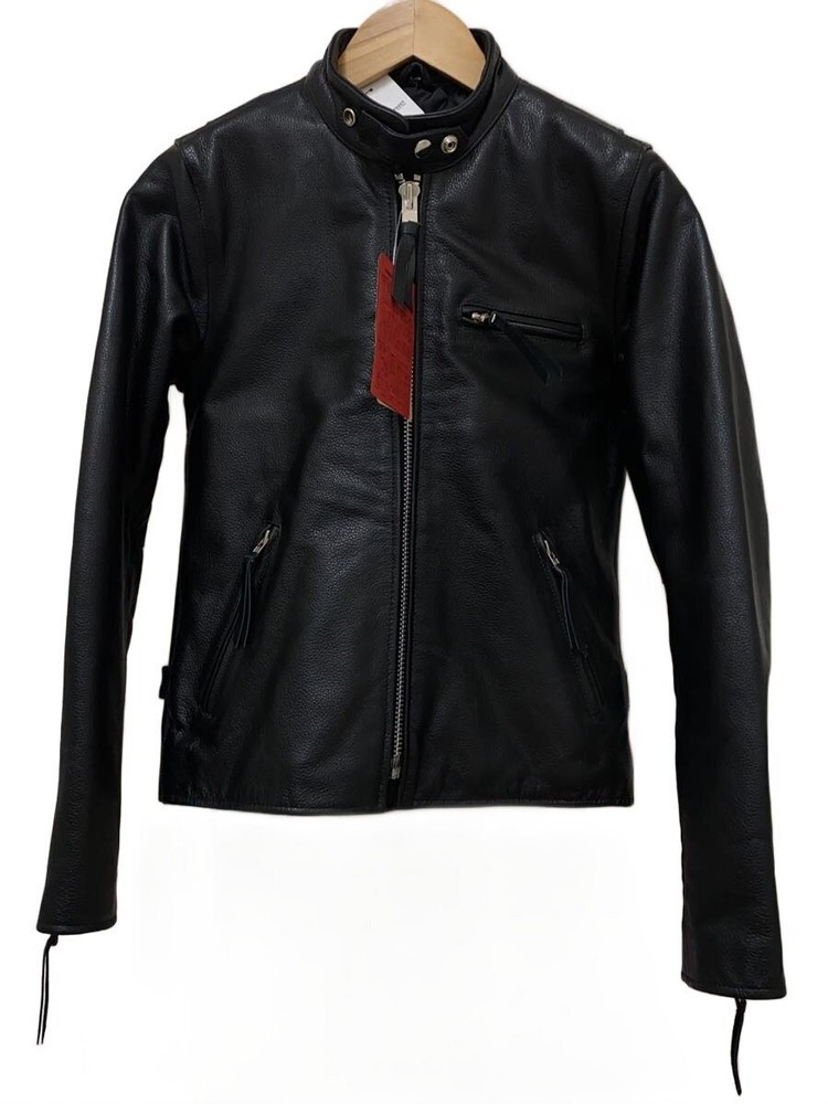 Single Rider Jacket/M/Leather/Blk/Plain/Pb-2377 3476