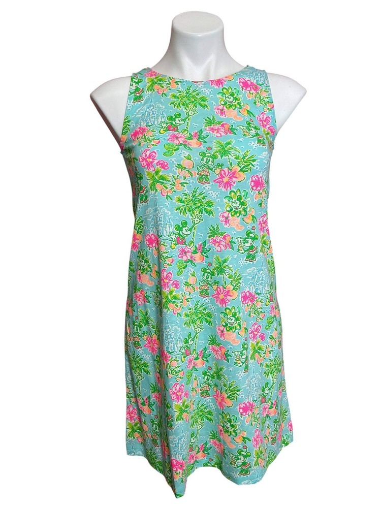 Lilly Pulitzer X Disney Kristen Swing Dress Blue Ibiza Lilly Loves Disney - Size