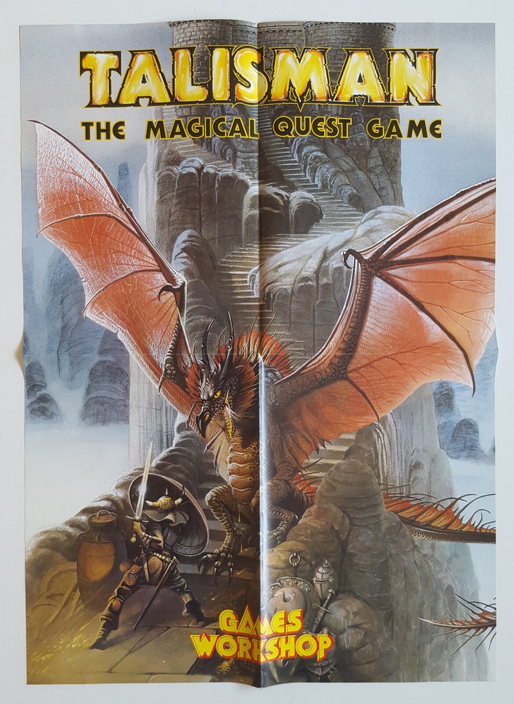 Poster Talisman The Magical Quest Adventure Board Game Games Workshop