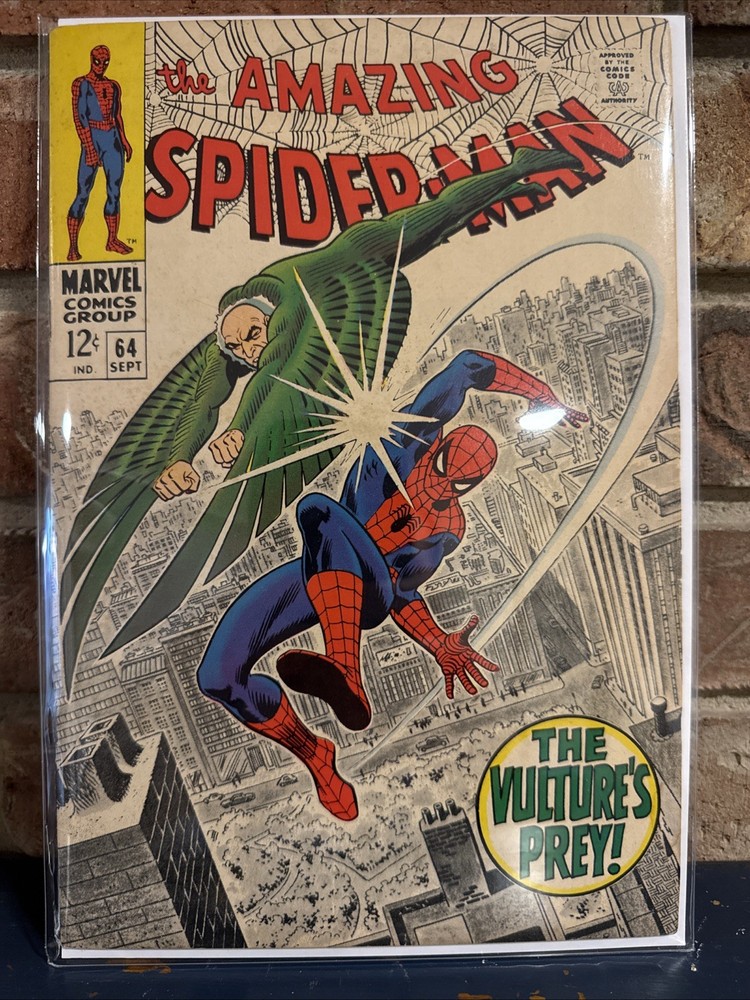 The Amazing Spider-Man #64 (Marvel Comics September 1968) The Vulture’s Prey!