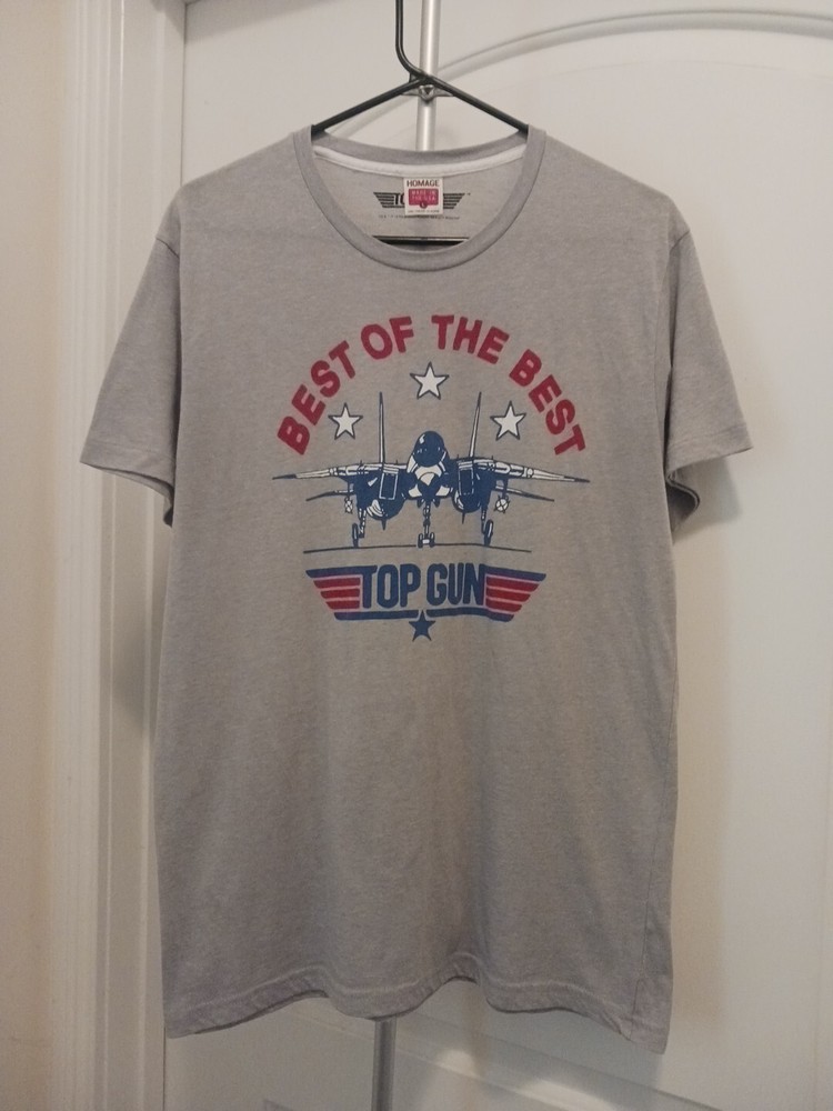 Mens Homage Best Of The Best Top Gun T Shirt Size Large 2015