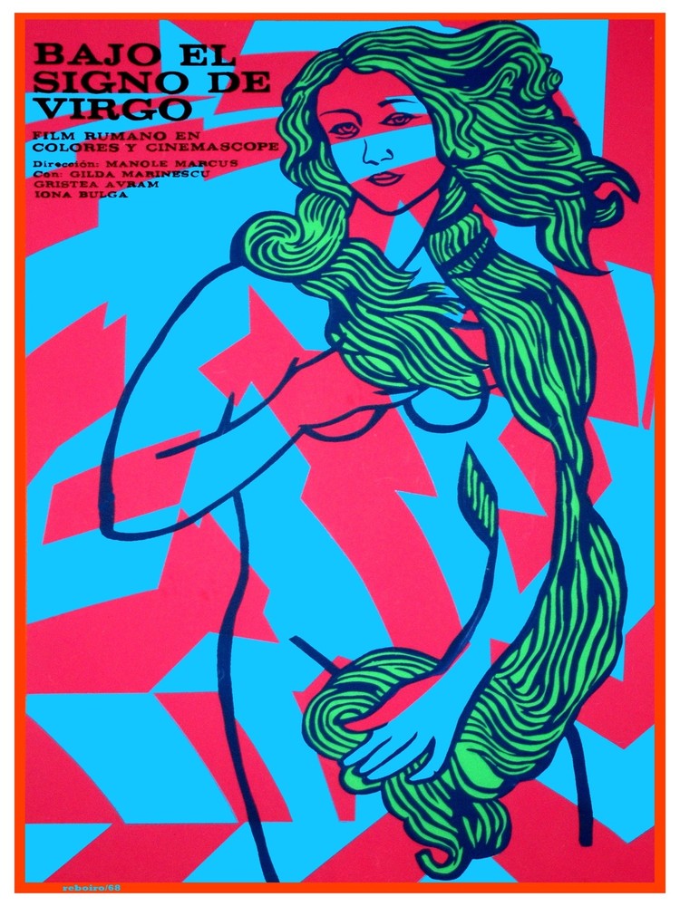 BAjo el signo de virgo wall Decoration Poster. Graphic Art interior design 3759