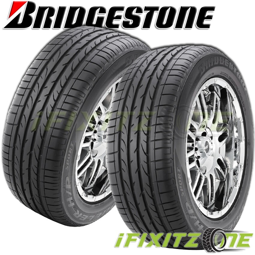 2 Bridgestone Dueler H/P Sport 235/55R17 99V High Performance Truck SUV Tires