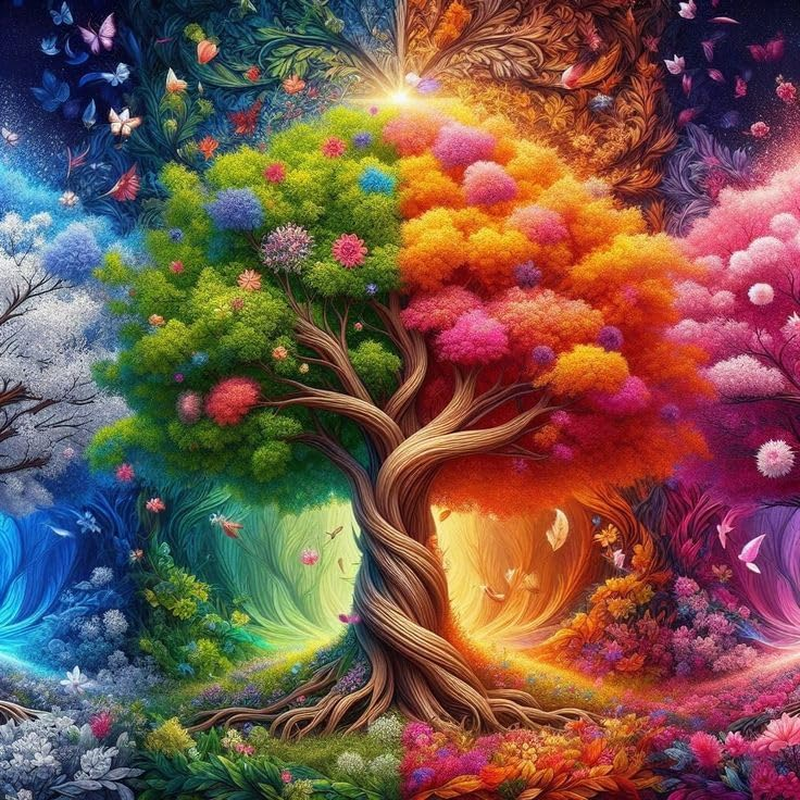 Tree of Life Diamond Art Kits for Adults,5D DIY Crystal Diamond Dots for Adults