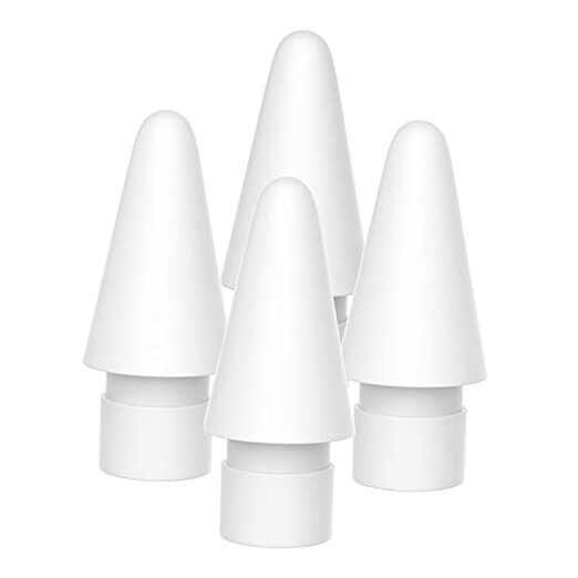 Replacement Tips Compatible with Apple Pencil 2 Gen iPad Pro White 4 Pack