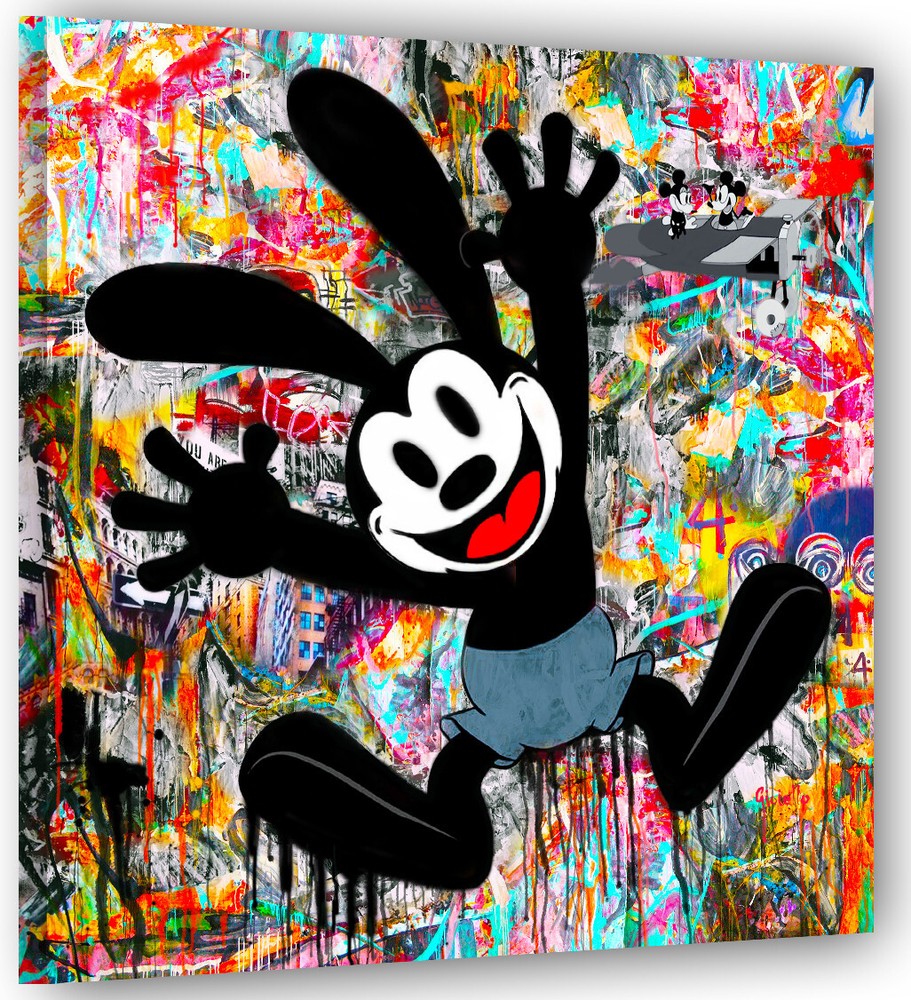 Oswald Pop Comic Goblin Abstract Art Graffiti Picture 80x80 Art Modern GR34-image