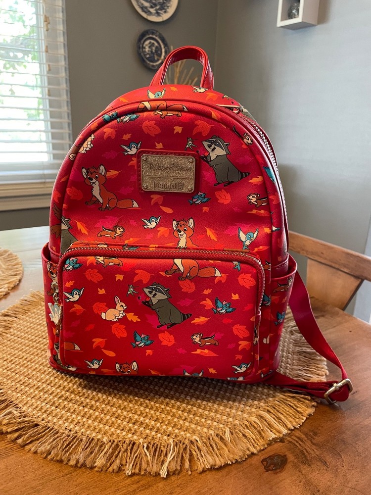 Disney Parks Loungefly Mini Backpack in Woodland Critters Forest Friends Design