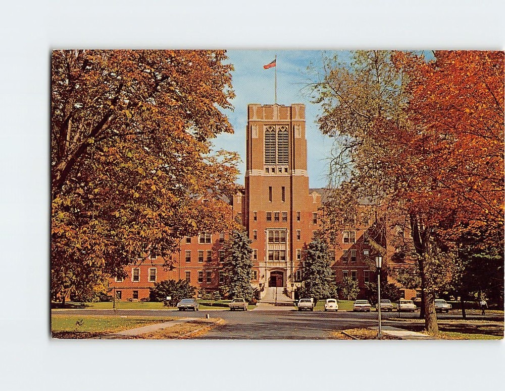 Postcard Administration Building Veterans Hospital Canandaigua New York USA