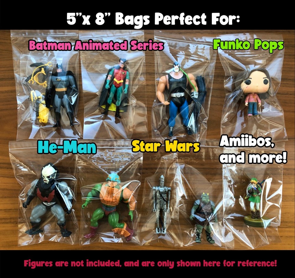 50 Acid Free Action Figure Storage Bags 5
