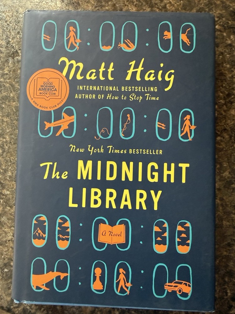 Midnight Library: a GMA Book Club Pick : A Novel by Matt Haig (2020, Hardcover)