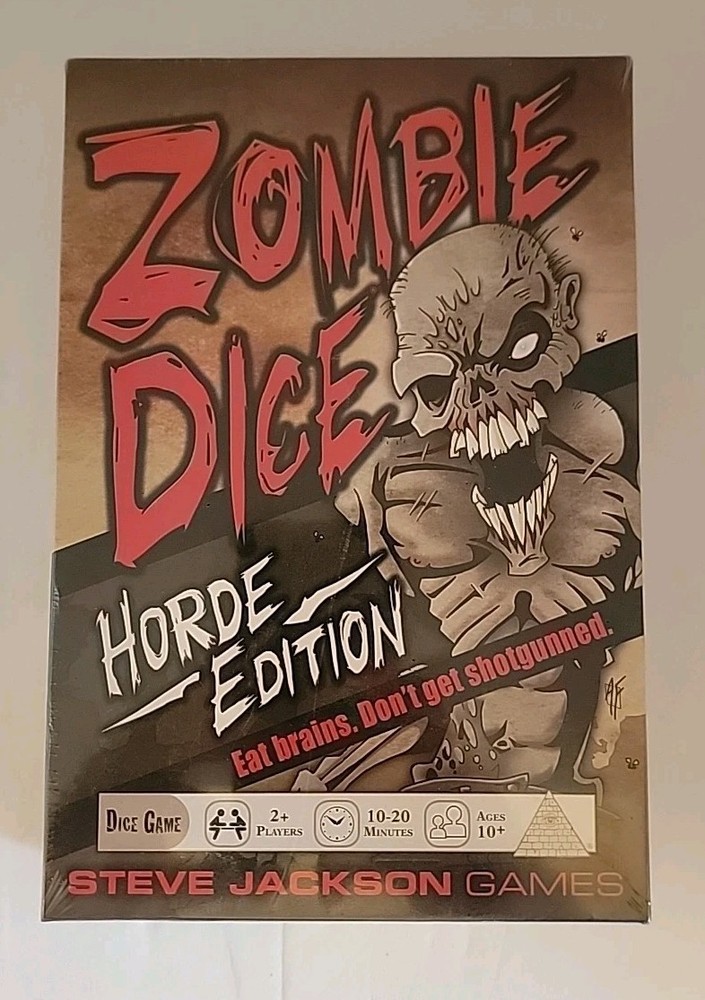 Zombie Dice: Horde Edition Steve Jackson Games Ages 10+ Brand New & Sealed