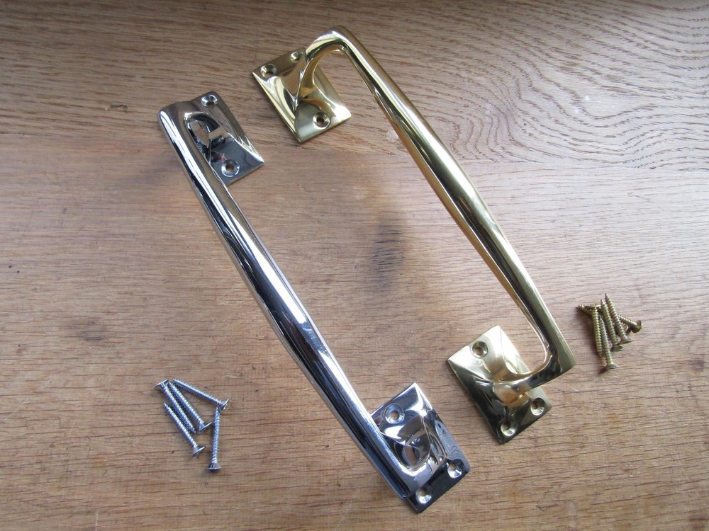 Door Handle Solid brass Victorian old entrance door pull handle rustic vintage