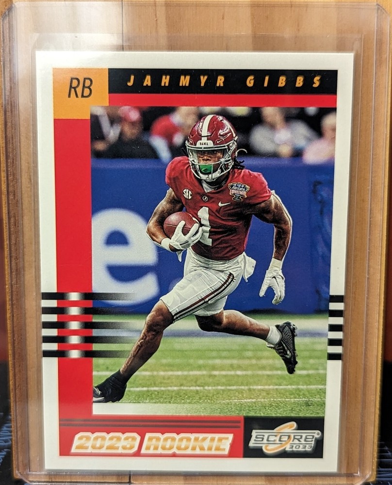 2023 Panini Score 2003 Throwback Rookie Jahmyr Gibbs #9