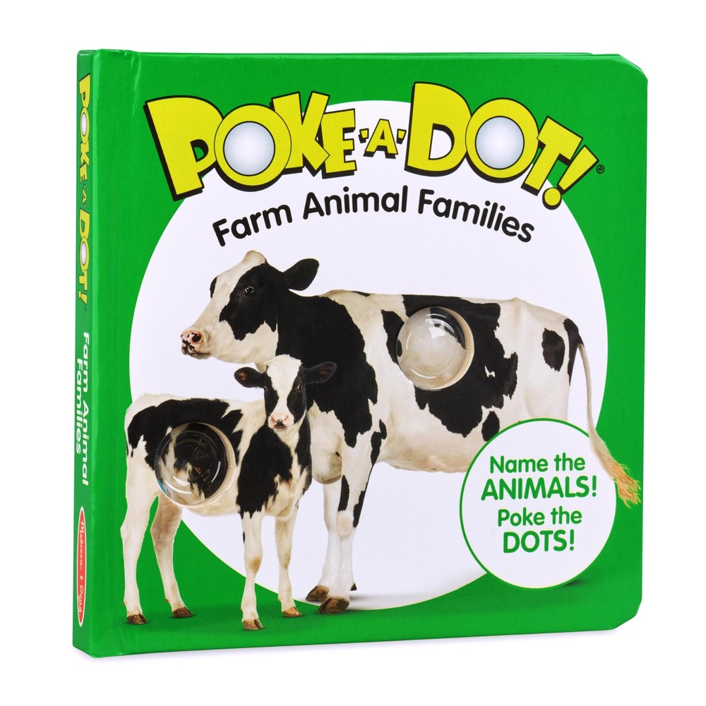 Melissa & Doug Children’s Book – Poke-a-Dot: Farm Animal Families (Board...