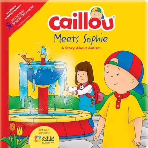 Caillou Meets Sophie: A Story About - Hardcover, by Thompson Kim - Very Good
