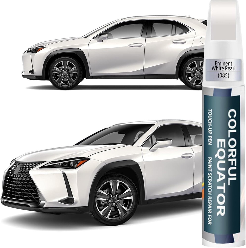 Eminent White Pearl(085) Touch up Paint for Lexus, Car Paint Pen Scratch Repair
