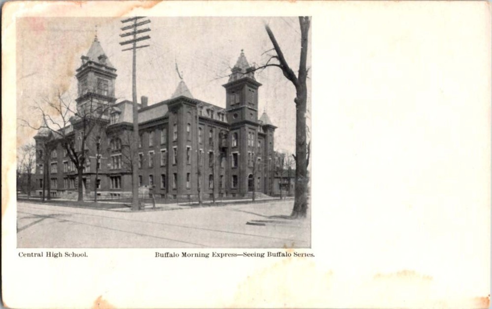 Pre-1907 HIGH SCHOOL Buffalo New York NY m/14 BB9210
