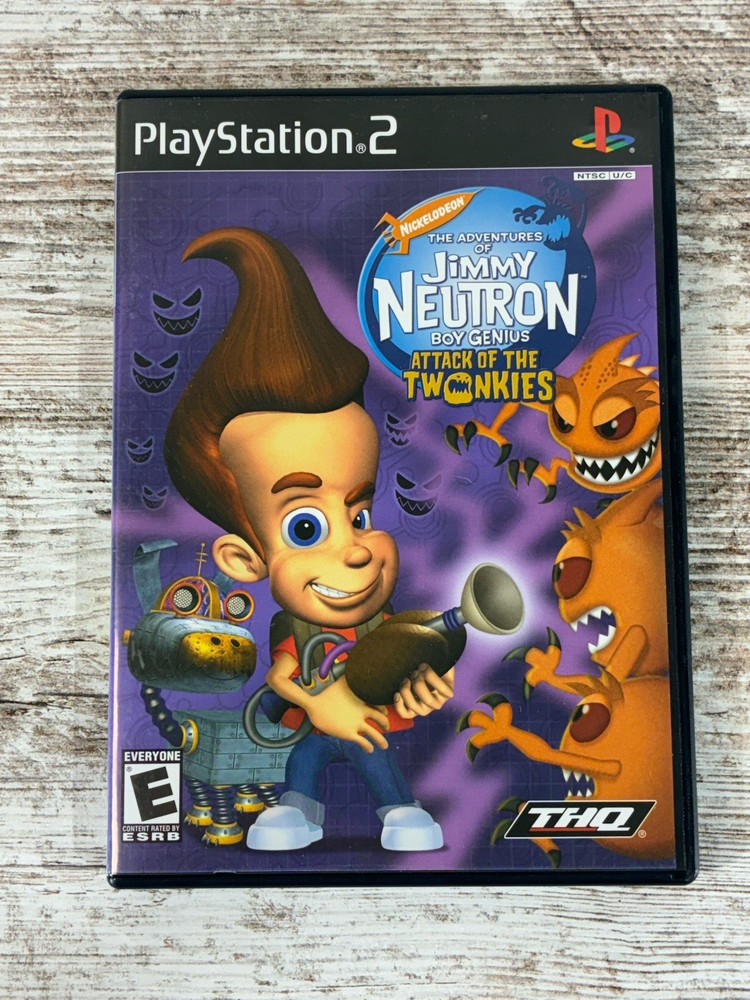 Jimmy Neutron: Attack of the Twonkies PS2 PlayStation 2 CIB Complete Tested