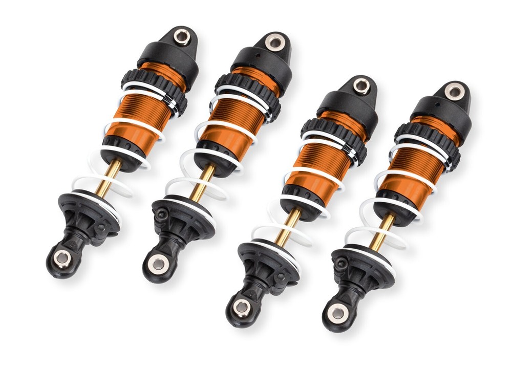 Traxxas SHOCKS GTR LONG ORNG W/SPRINGS TRA10765ORNG