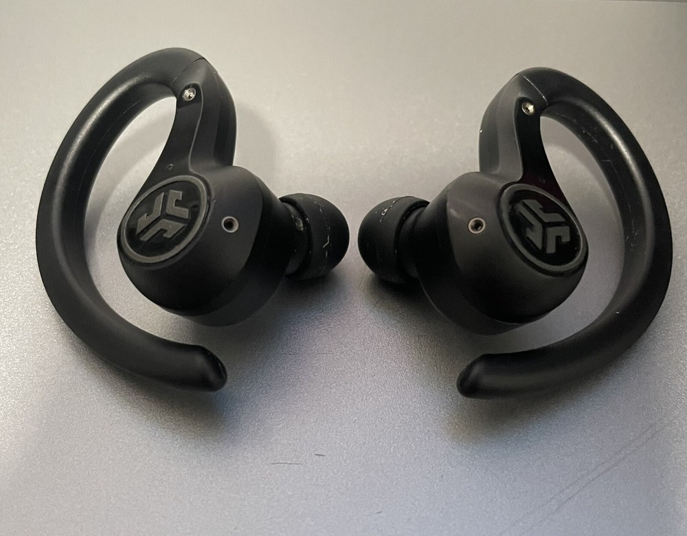 JLab Epic Air Sport Active True Wireless Bluetooth Earbuds Used Without Charger