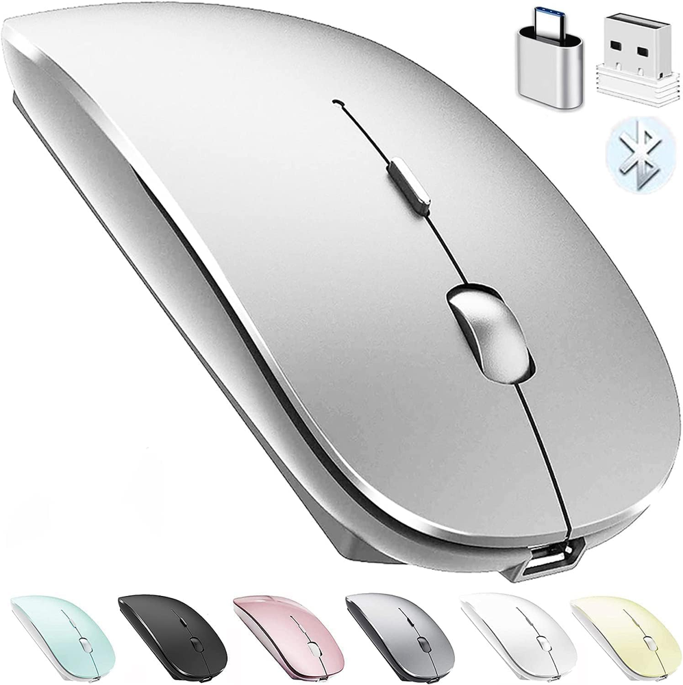 Bluetooth Wireless Mouse for Laptop Mac iPad PC MacBook Air Pro