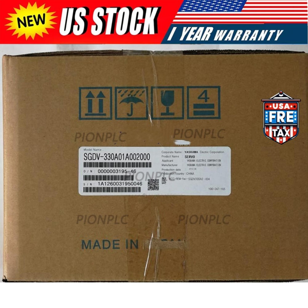 1 pc SGDV-330A01A002000 yaskawa servo drive new with box fast shipping