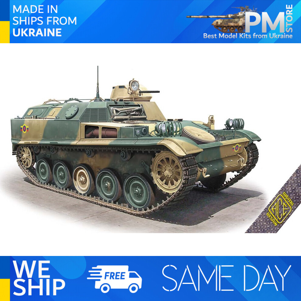 1/72 AMX VTT French Infantry APC Plastic Model Kit ACE 72448-image