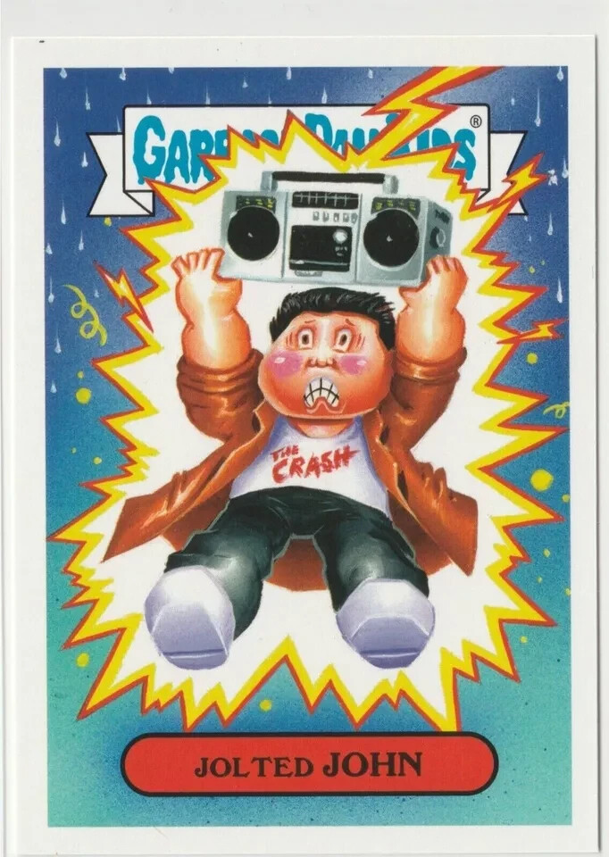 Jolted John #8b Garbage Pail Kids GPK 2018 We Hate the 80s Series