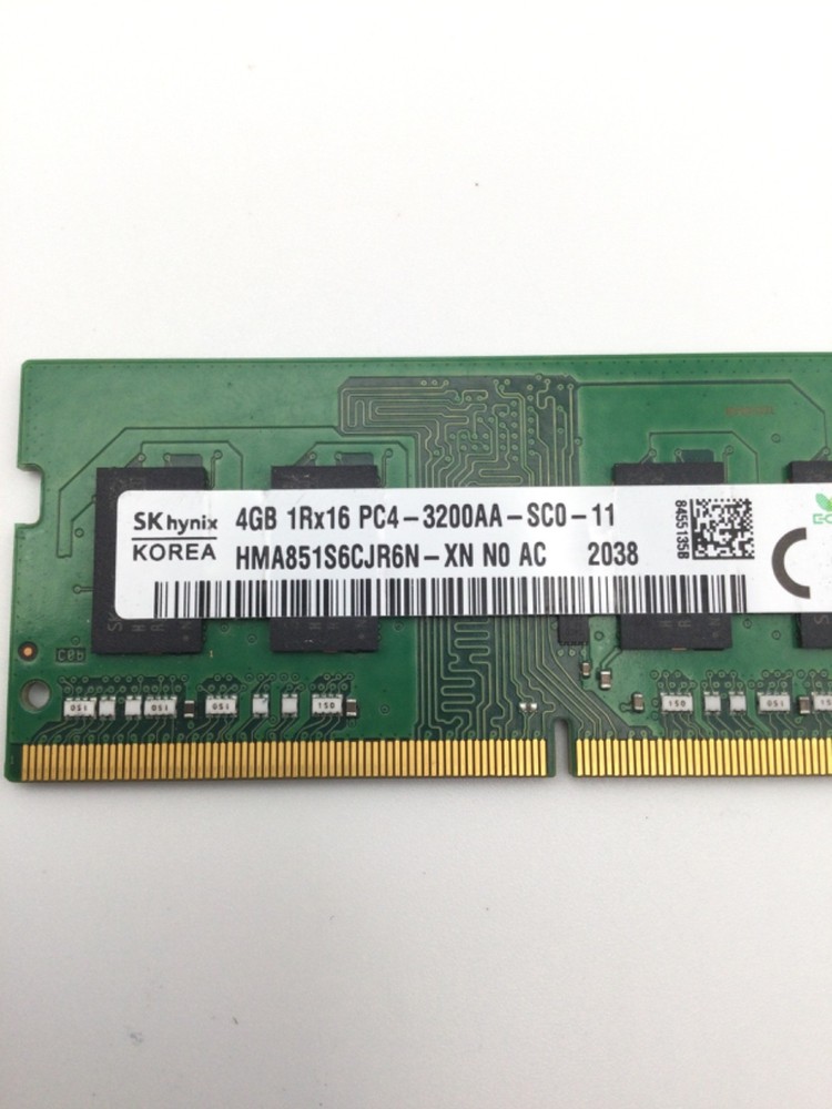 Hynix 4GB 1Rx16 PC4-3200AA Laptop Memory - HMA851S6DJR6N-XN
