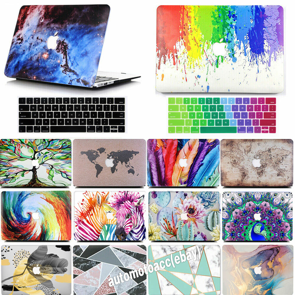 2in1 Color Case +Keyboard Cover For Macbook M4 Pro 14 16 M3 Air 13 15 11 12 inch