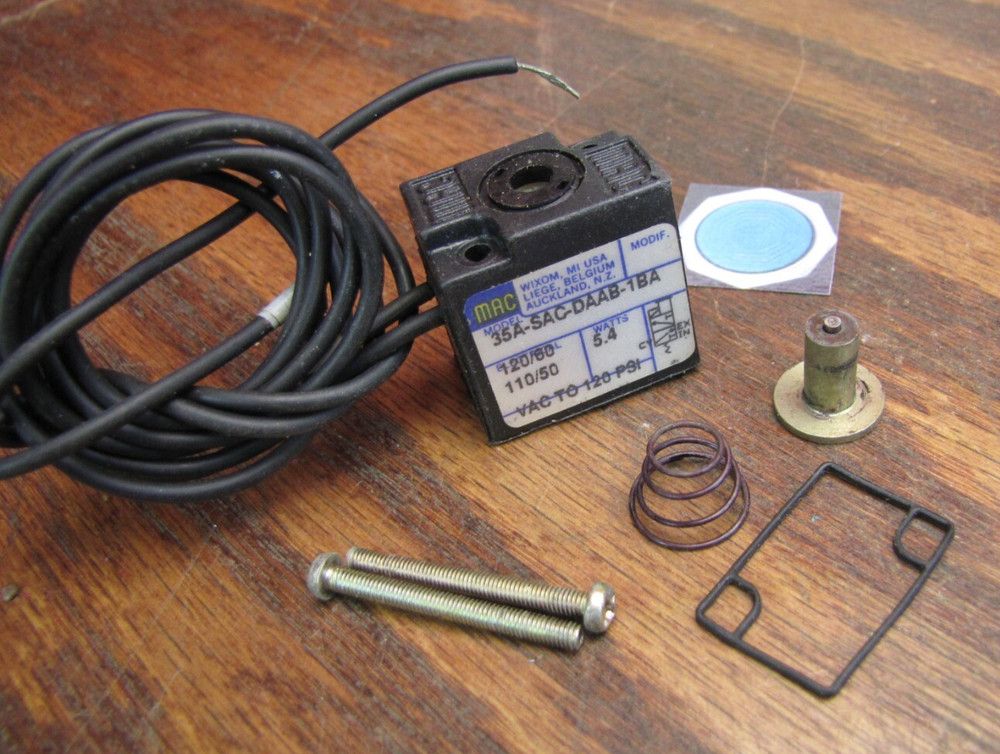 MAC Valves 35A-SAC-DAAB-1BA Solenoid Valve 120V 3-Way NC 1/8