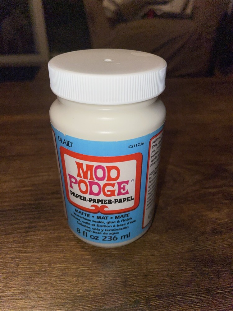 Mod Podge Waterbase Sealer, Glue and Finish for Paper (8-Ounce), CS11236 Matte