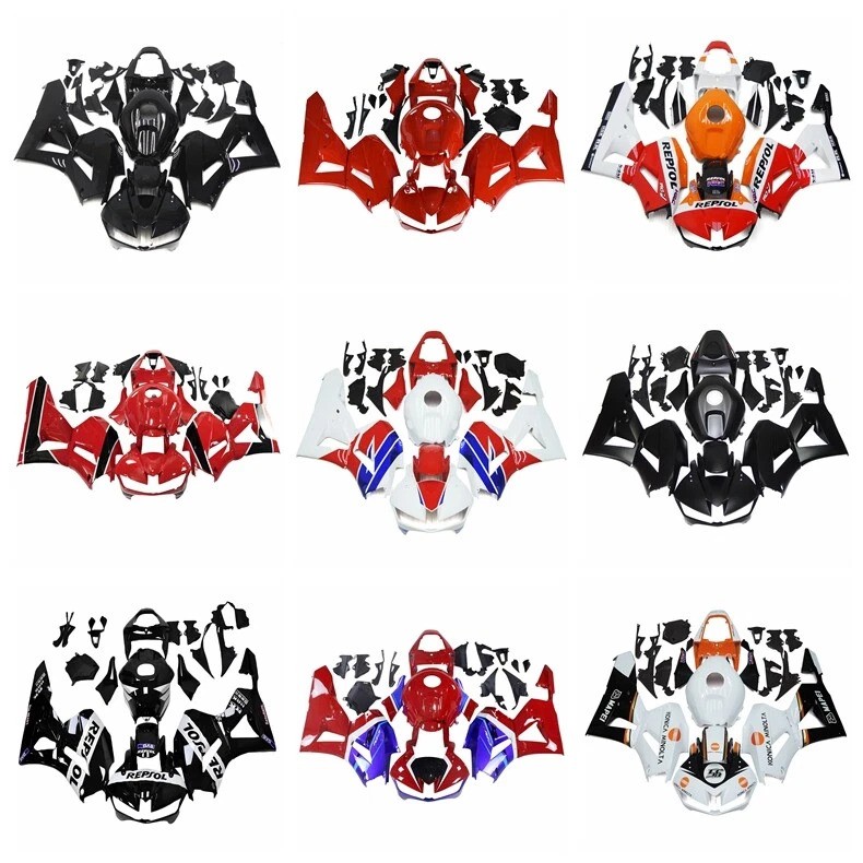NTU US Stock Injection Fairing Fit for HONDA 2013-2025 CBR600RR Red Nardo Gray