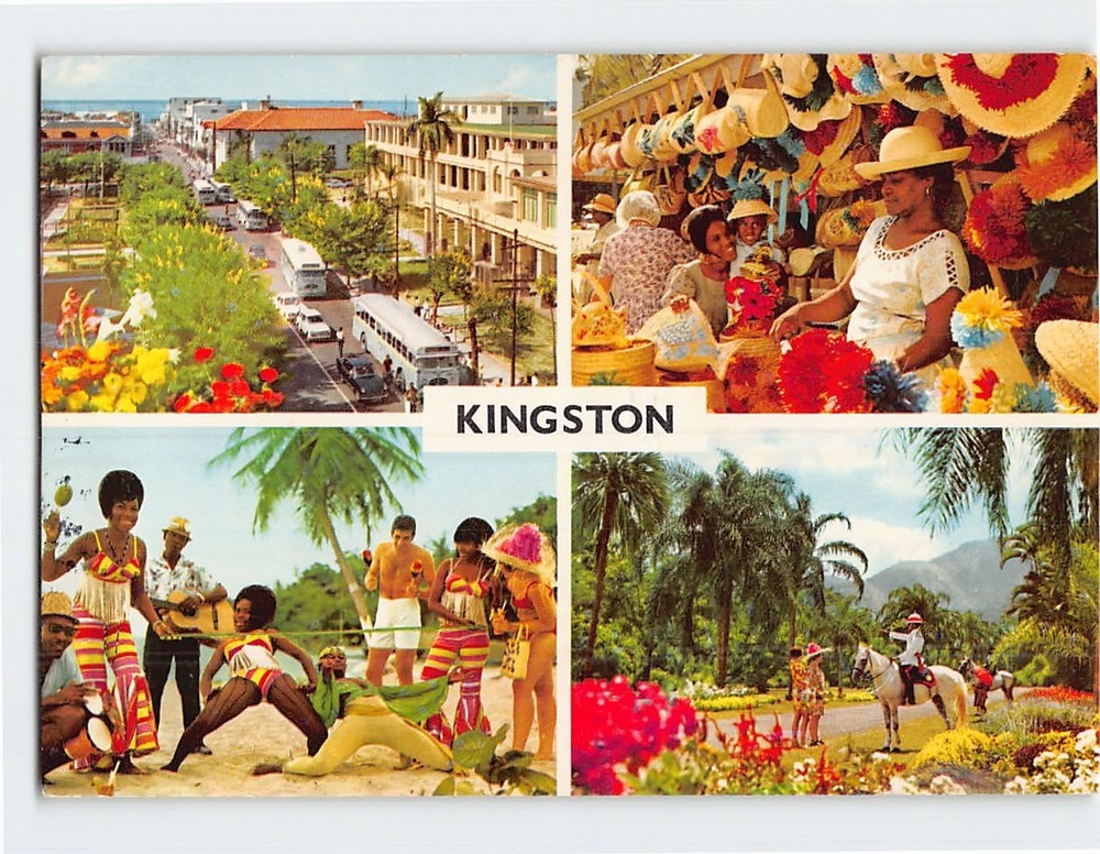 Postcard Scenes & Views Kingston Jamaica