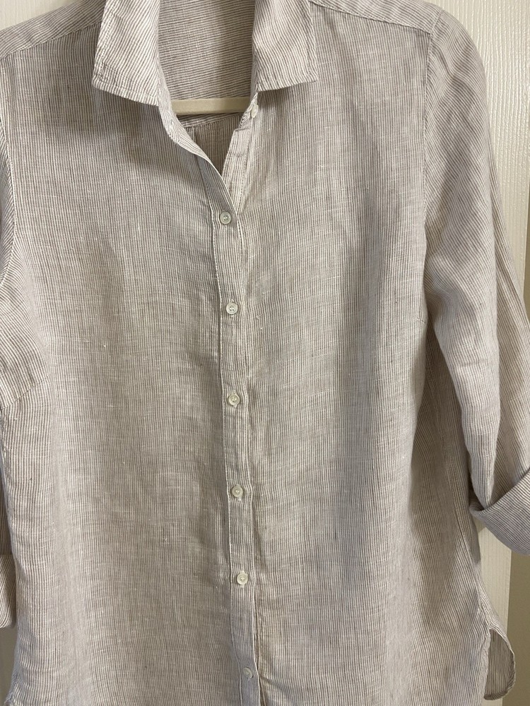 100% Linen Blouse S,J.McLaughlin