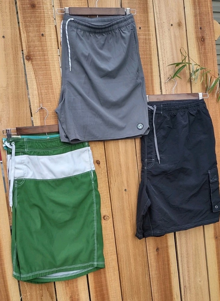 6 pair 2xL & 3xL POLO Eddie Bauer Magellan Men’s Cargo & swim Shorts Bundle