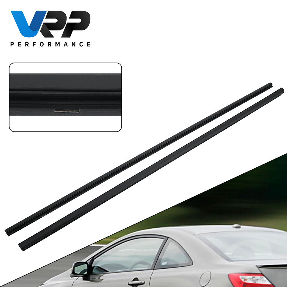 Fit For 06-11 Honda Civic coupe (2Dr) Left Right Side Door Belt Molding