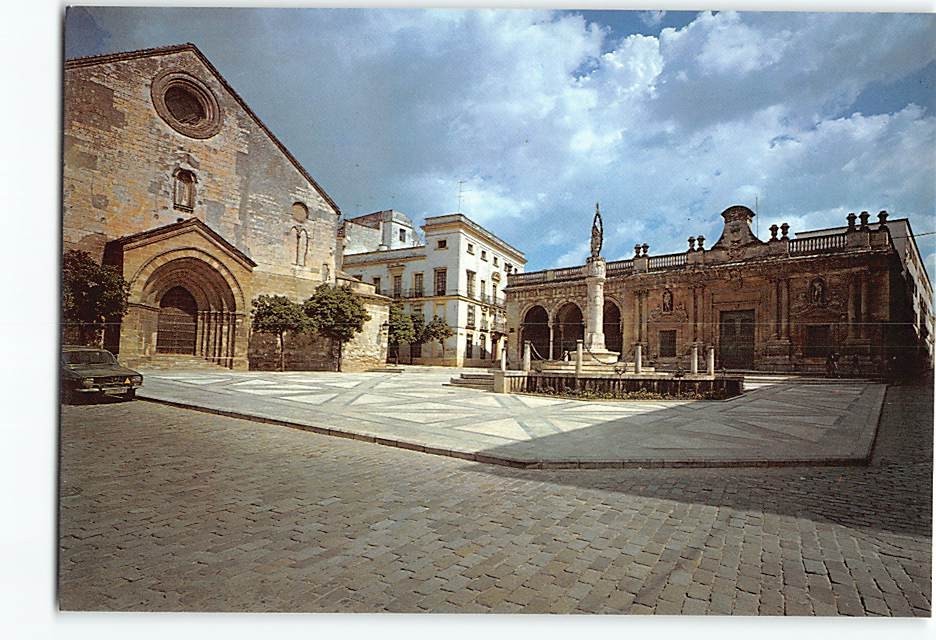 Postcard Plaza de la Asunción in Jerez de la Frontera Andalusia Spain